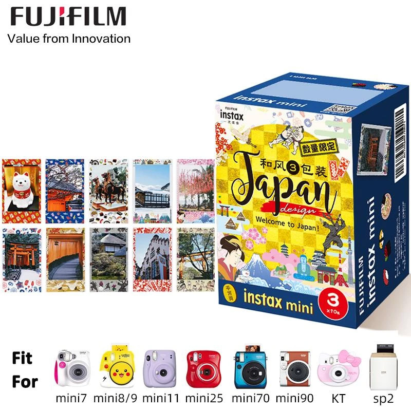 Instax Mini Film Chinese Version 10-30 Sheets For Fujifillm Instant Mini 12 11 9 8 7s Camera For Sp-1/2 Printer. 