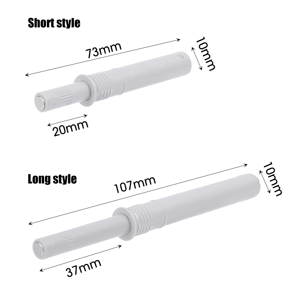 Cabinet Door Rebounder Handle-free Rebound Device Concealed Cabinet Door Rebounder Soft Quiet Closer for Furnitures Accessories. 