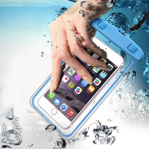 Waterproof Case Pouch For Smartphone - Waterproof Floating Design Pouch For iPhone, Android & Other Mobile Phones | BigBozz