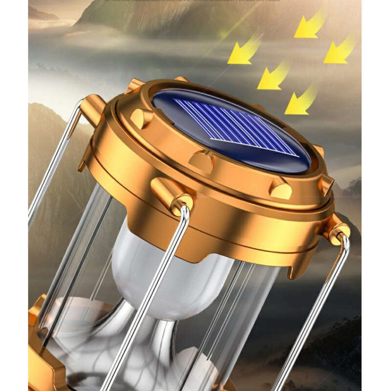 Solar Multi Functional Camping Tent Work Outdoor Lighting Light Portable Horse Lantern_voghion.com