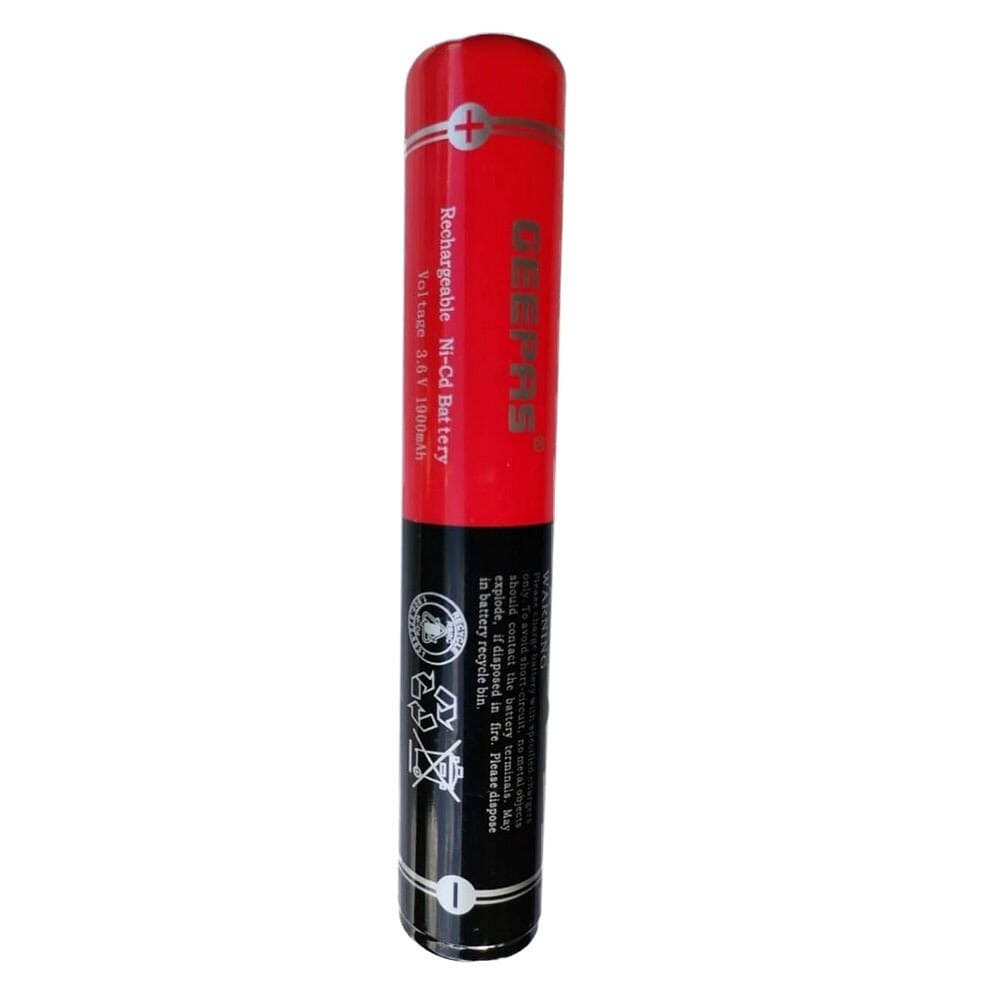 Geepas Rechargeable Torch Battery - 3.6V 2500mAh