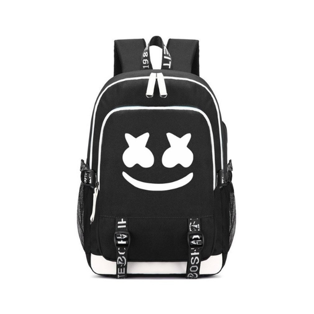 marshmello backpack white