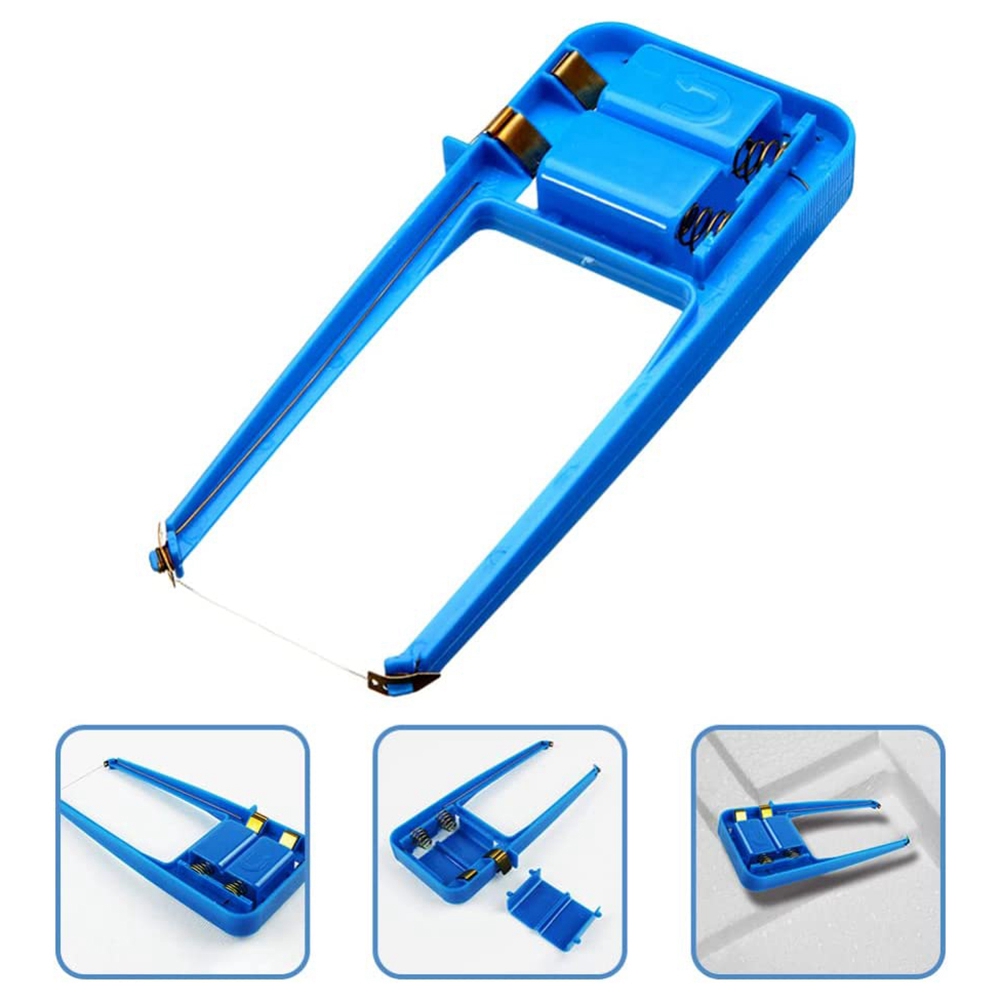 1 Piece Blue Hot Wire Electric Foam Cutter Kit Styrofoam Cutting Tool for DIY Crafts. 