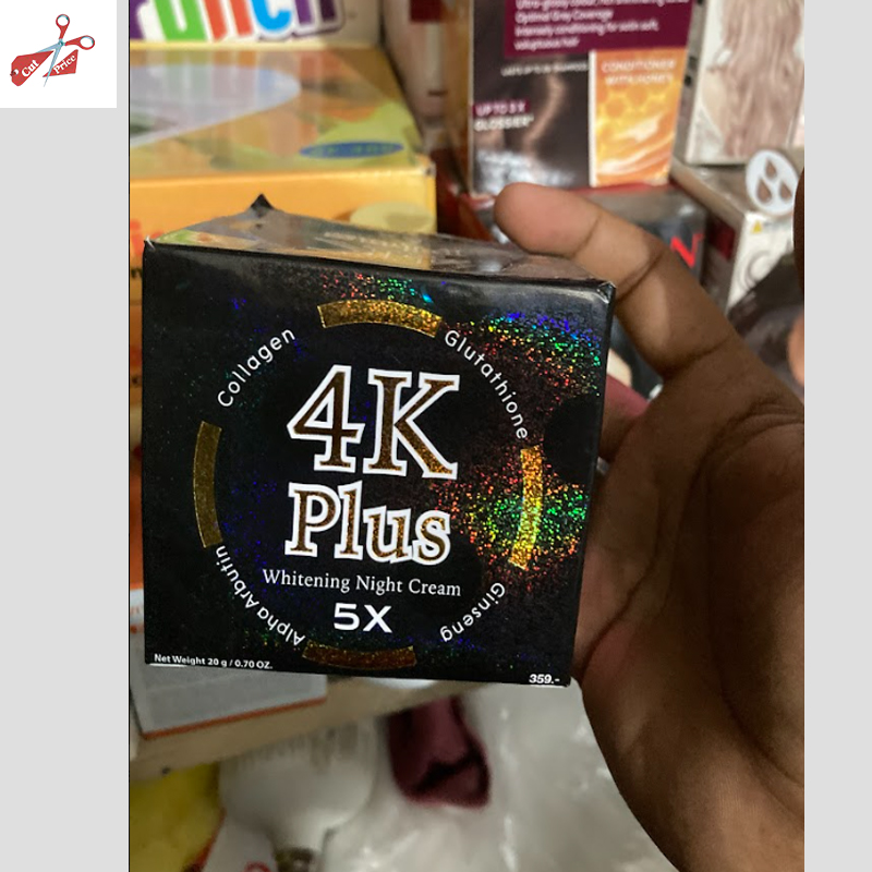 4K Plus 5X Whitening Night Cream Made in Thailand Original 4KP. 