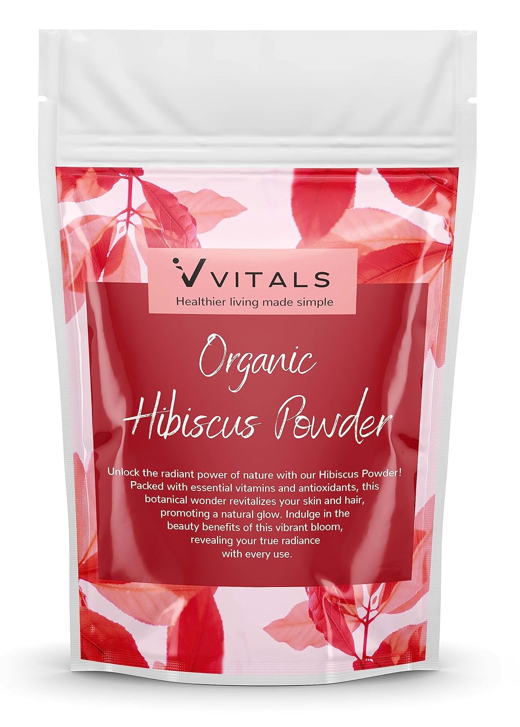 Vvitals Organic Hibiscus powder for hair growth - 100 gm - Hibiscus ...