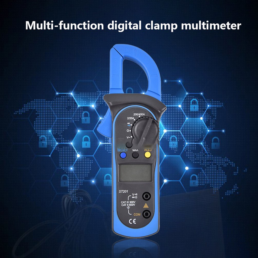 Aesth Diary Store】Rms Clamp Meter Auto Range Multimeter Back Clip