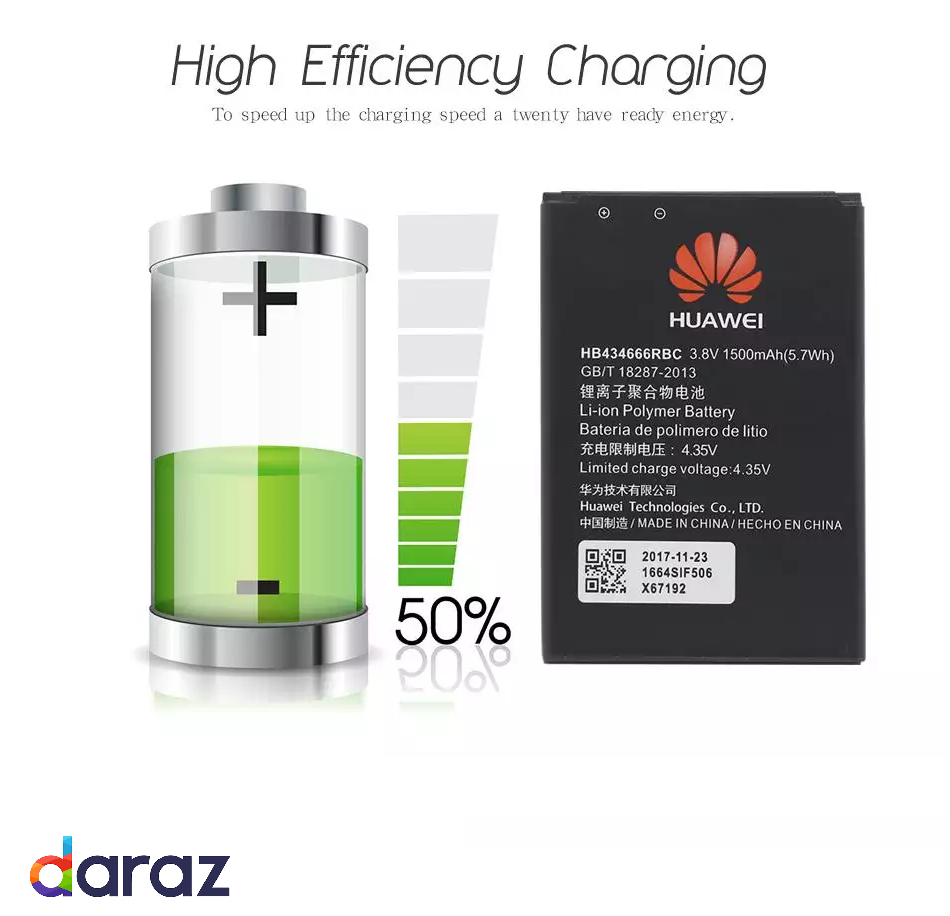 Router Battery For Huawei Pocket wifi E5573 , E5573S-852/853/856, Model HB434666RBC With 6 Months Warranty. 
