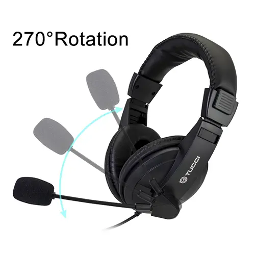 New Tecno TUCCI Computer Headphones Gaming Headphone with Microphone  TC-L760MV Gaming Headset for PC & Laptop. 