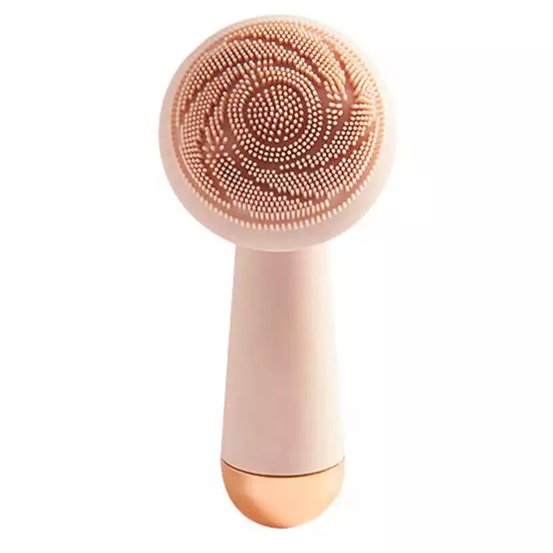 Electric Silicone Facial Brush USB Face Brush Cleansing Waterproof Sonic Vibration Cleanser Deep Pore Cleansing Skin Massager. 