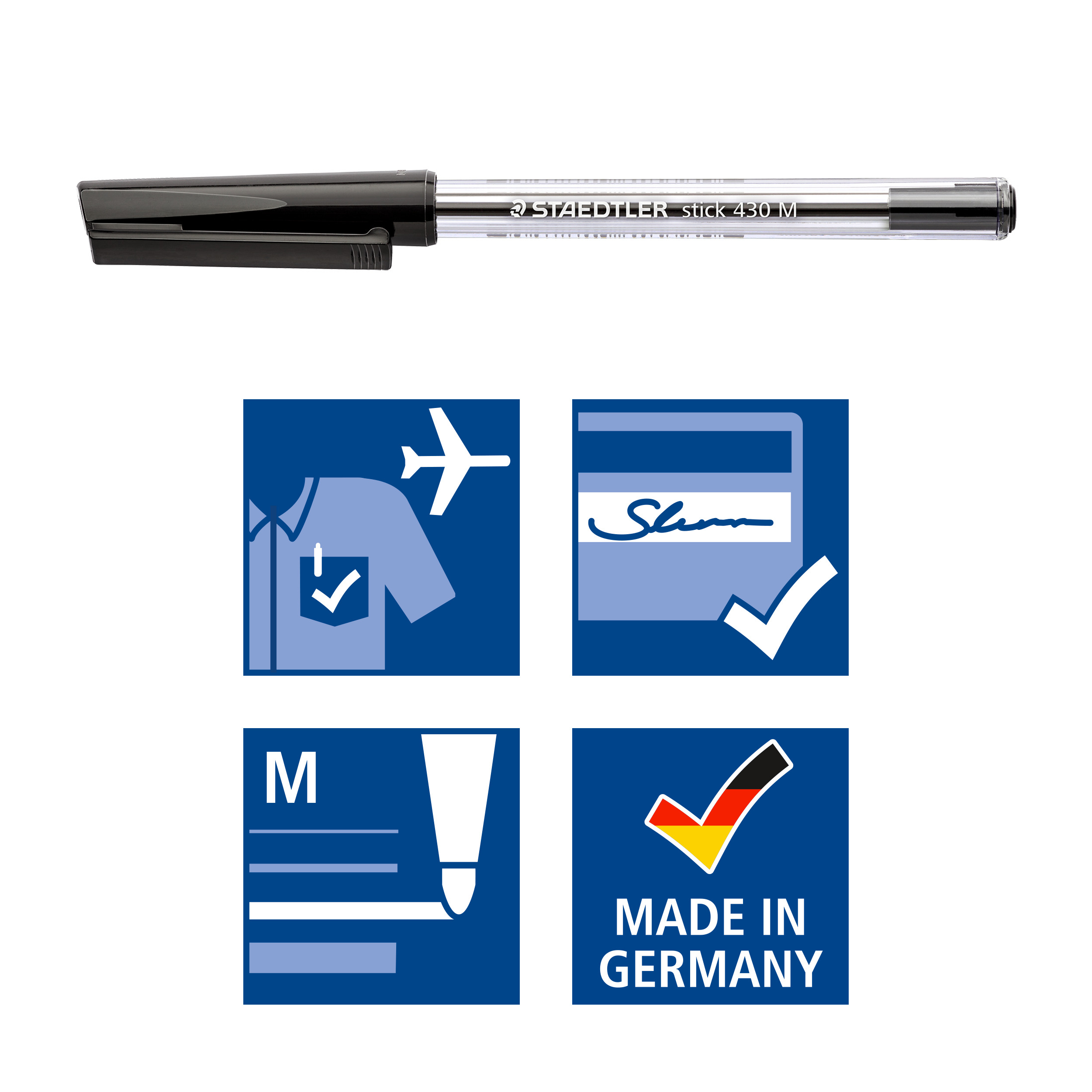 Staedtler STICK 430 M Ballpoint Pens. 