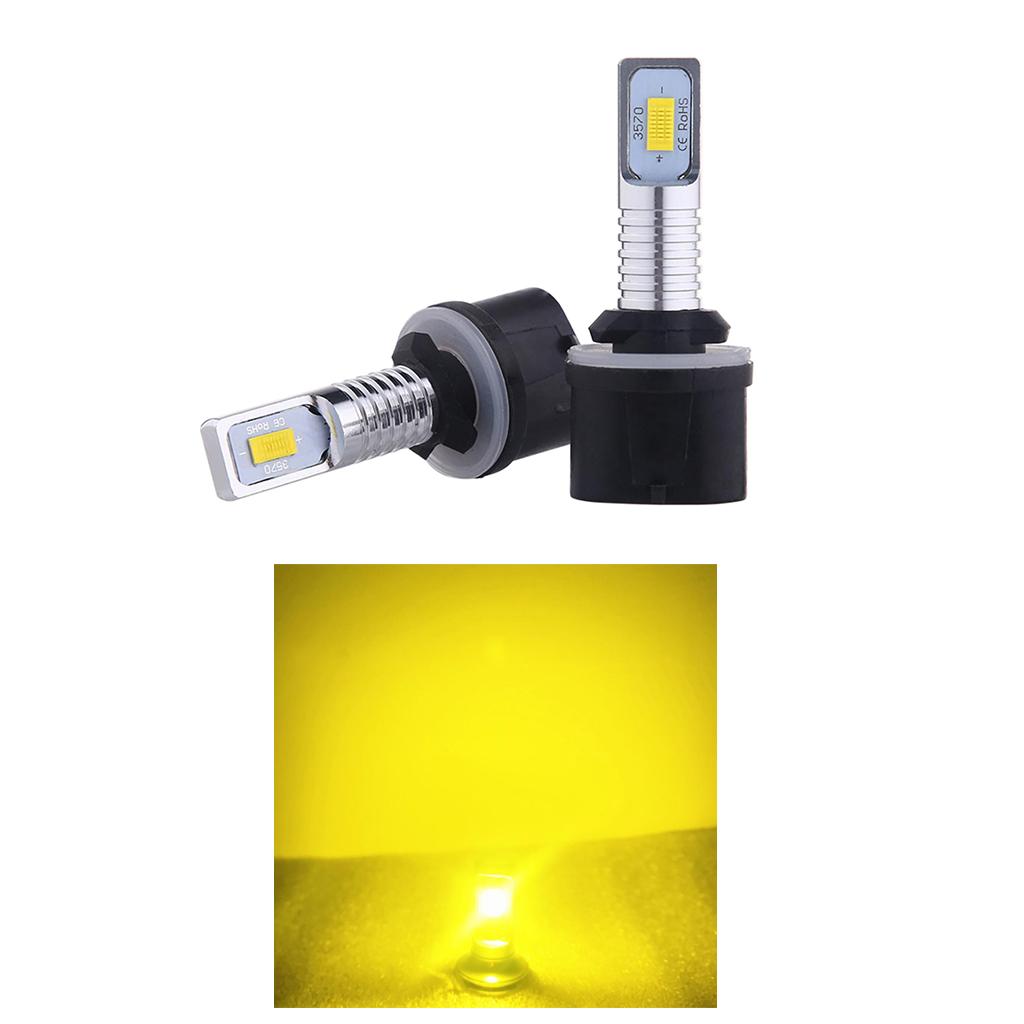 Ice Blue 880 899 LED DRL Fog Driving Light Bulb Dual Color Strobe Flash