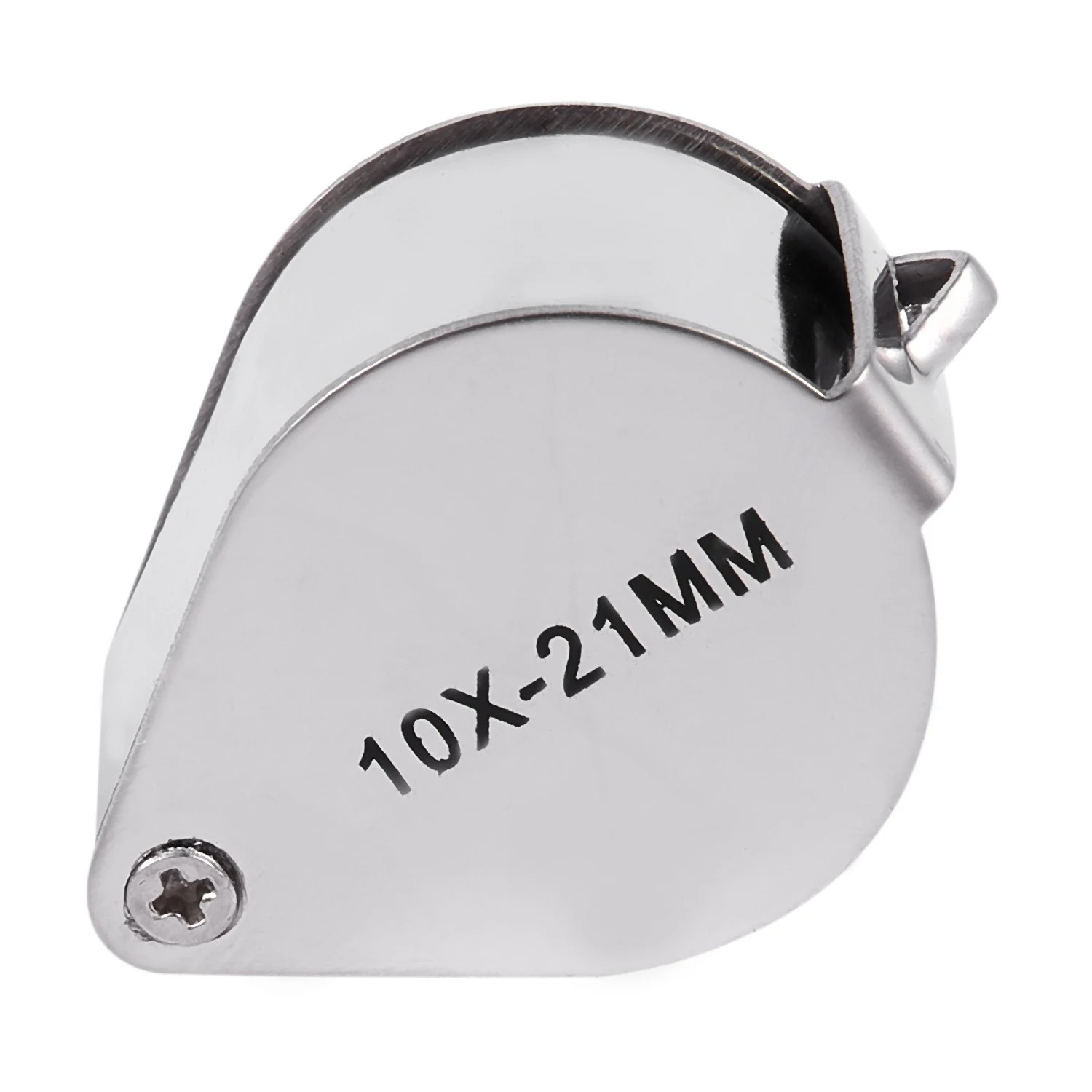 Magifier Lens 10x Triplet Loop With Velvet Storing Box - 12 Months Warranty. ( Gem and Jewelery Loupe Eye / Hand Magnifier Magnifying / Zooming Glass With Carry Case ). 