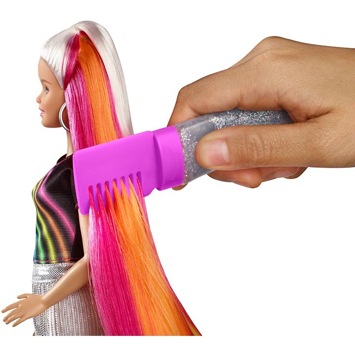 BARBIE Rainbow Sparkle Hair Doll. 
