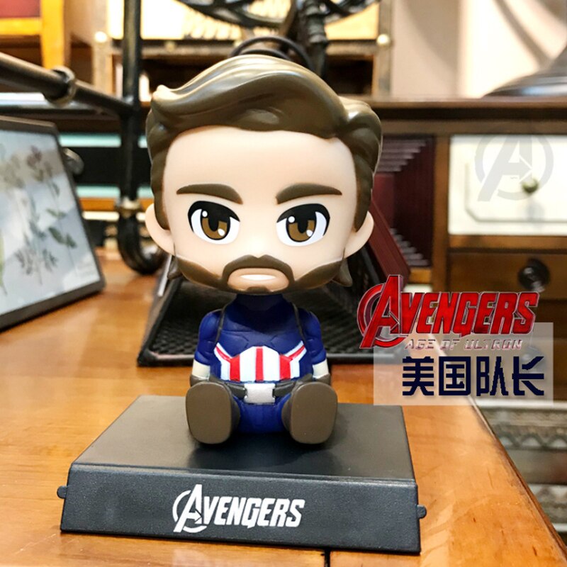 【Alizeker Mall】Superman Spider-Man The Hulk Thanos car accessories shake head hand model car interior accessories car ornament to