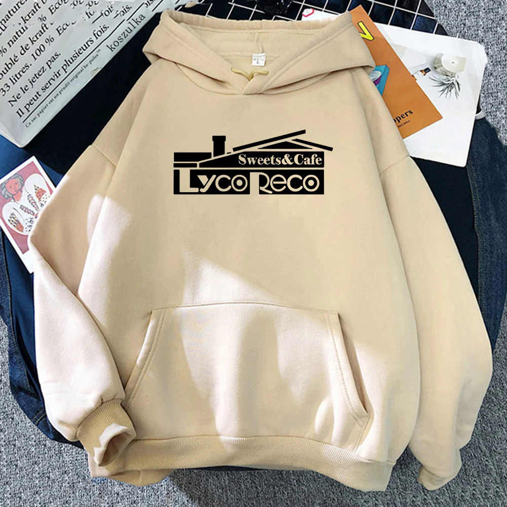 Anime Lycoris Recoil Sweet and Cafe Lyco Reco Hoodie Women Aesthetic Graphic Chisato Hoodies Unisex Manga Takina Sweatshirt Tops. 