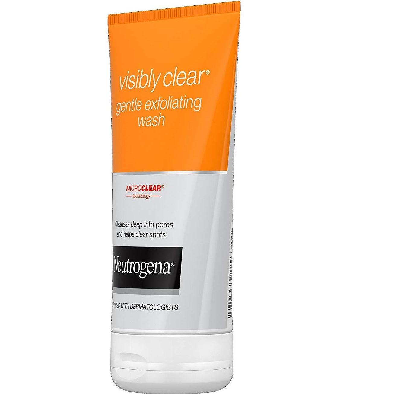 neutrogena gentle exfoliating wash