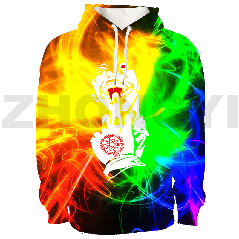 New Anime Hellsing Hoodies Men 3D Print Manga Alucard Eyes Sweatshirt Teenager Casual Long Sleeve Couple Clothes Cosplay Costume. 
