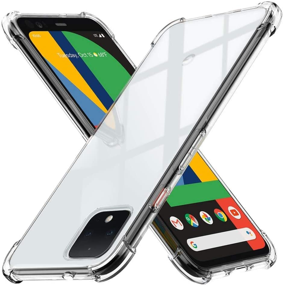 For Google Pixel XL Back Cover Shockproof Transparent Soft TPU