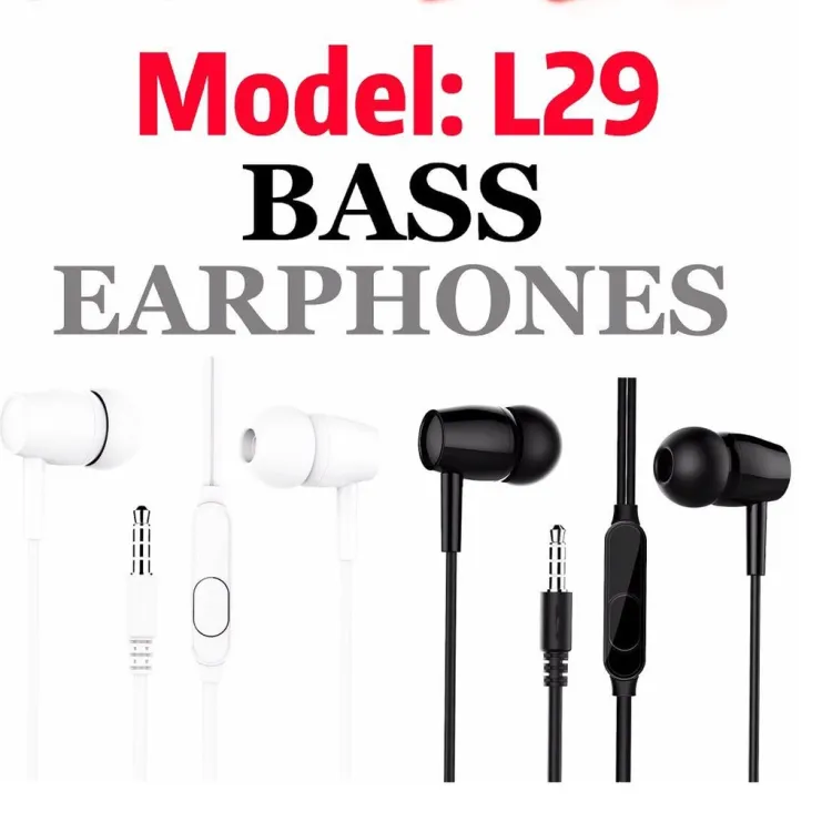 Champ L29 Super Bass Earphone Headphone with Microphone