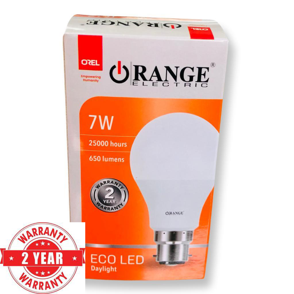 rechargeable bulb orange