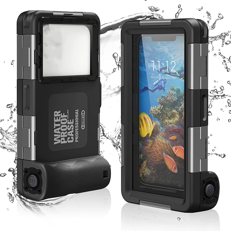 Submersible Waterproof Case for iPhone 13/12/11 Pro Max Waterproof Case, Underwater Case for Snorkeling Kayak Floating. 
