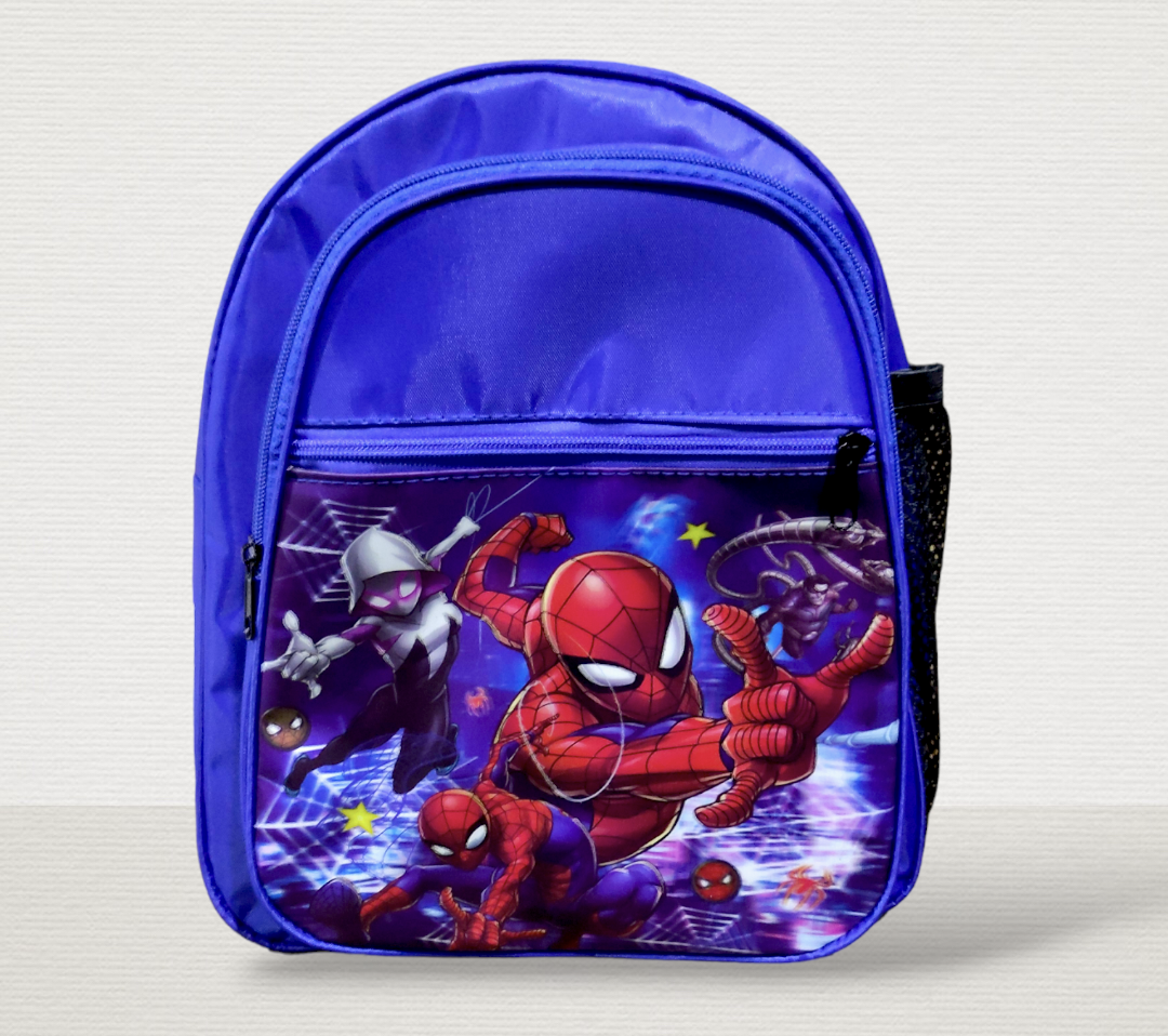 Spider Man Kids School Bag/ Kids Backpack/ Kids Bag/ Blue Bag/ Boys School Bag/ Pre-school, Grade 1&2. 