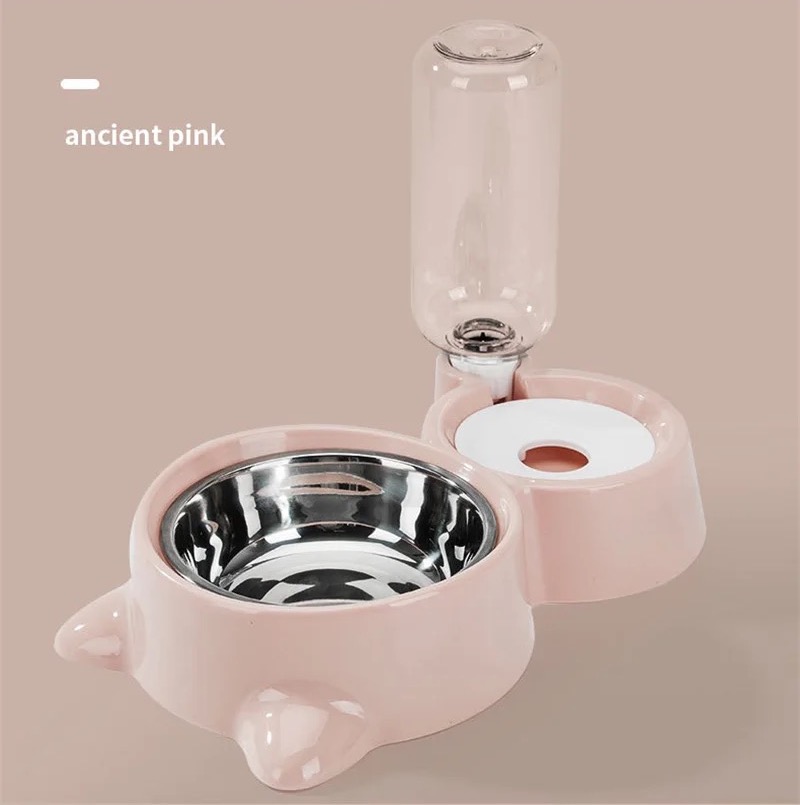 2-in-1 Pet Automatic Water Dispenser Food Bowl Dog Cat Rabbit Drinking Bowl Pets Food Bowls Food Dish Pet Feeders Auto Water Feeder Dog Bowl Feeder Travel Bowl Dog Plate Pet Plate Pets Food Bowl Dog Dish Pet Dish Food Grade Plastic Food Container Storage. 
