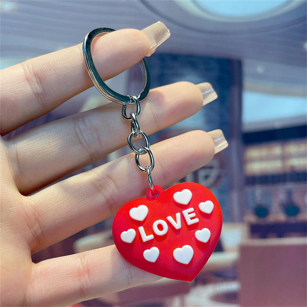 High quality Keychain Mini Keychain Red Keychain Heart shaped Keychain Cute Keychains Love Keyring Daraz.lk