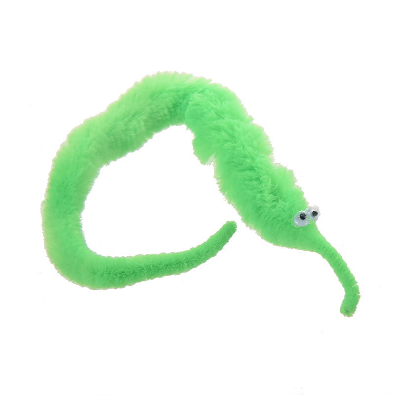 green worm toy