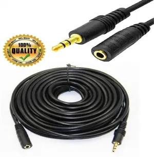 CABLE AUDIO JACK 5M MALE/MALE