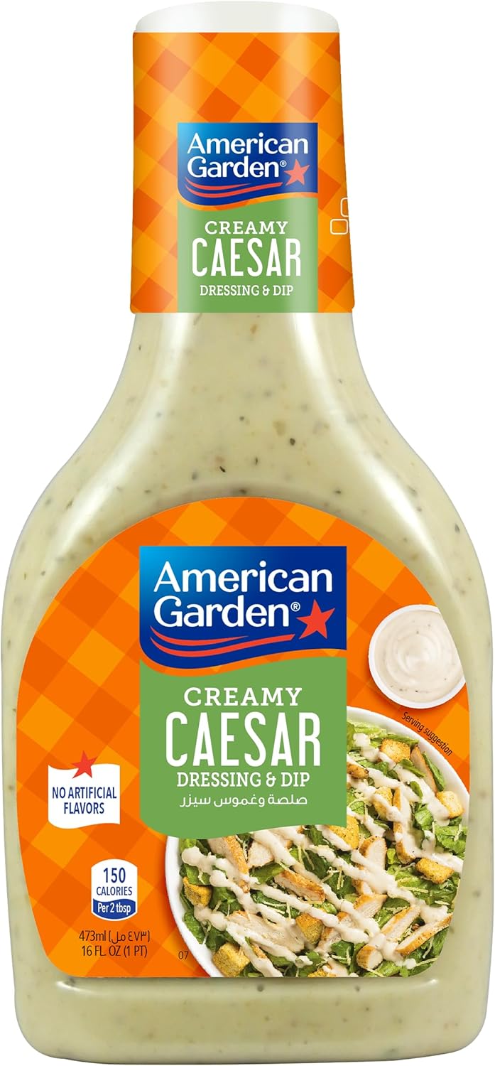 American Garden Creamy Caesar Dressing & Dip, 473ml (FROM DUBAI) SAM