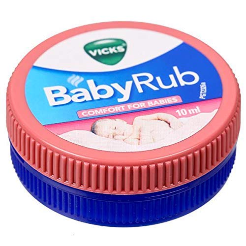 VICKS BABYRUB | Specifically for Babies-Moisturize, Soothe and Relax Your Baby | Soothing Vapor Ointment for Babies - 10ml / 25ml
