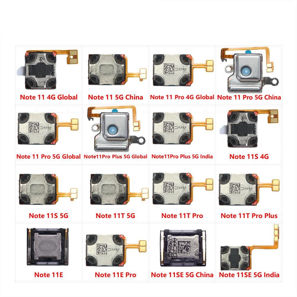 Built-in Earphone Earpiece Top Ear Speaker Flex Cable Parts For Xiaomi Redmi Note 11 11S 11T 11E Pro Plus SE 4G 5G Global
