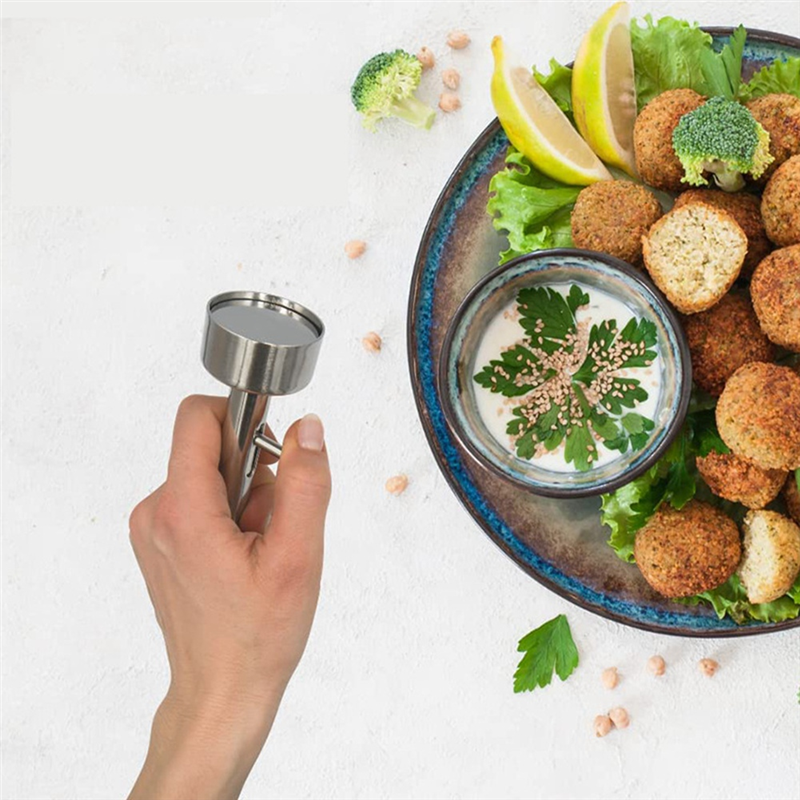 Falafel Scoop - Stainless Steel Professional Falafel Maker. 