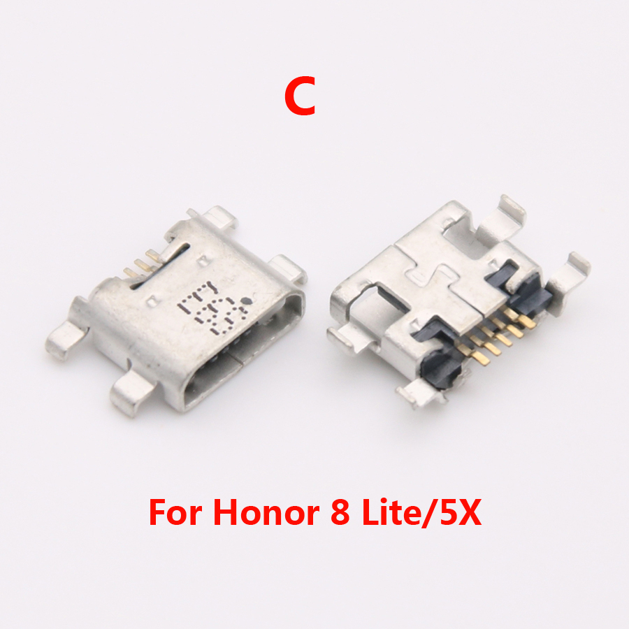 【7efc9af3】For Huawei Honor 9 9 lite 9i V9 play 9X Mini Type C Micro USB Charge Charging Connector Plug Jack Dock Socket Power Plug. 