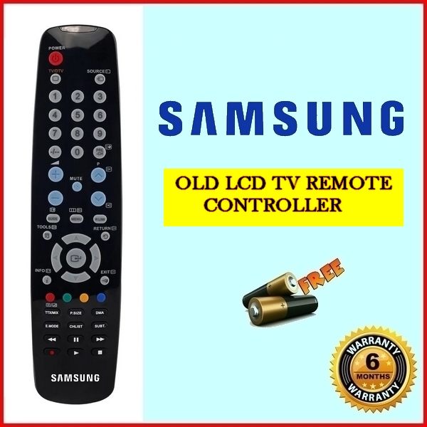 Samsung Old LCD Tv Remote Controller & Free Batteries | Daraz.lk