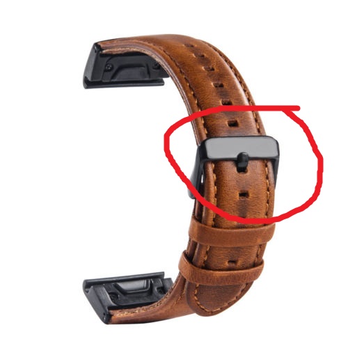 garmin fenix 5x leather strap