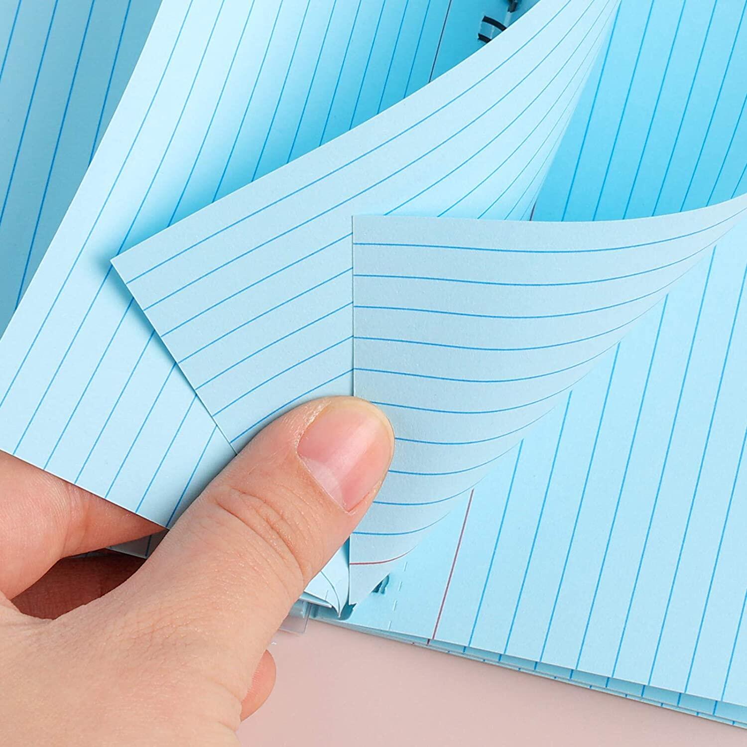 【ZOSR】To Do List Small Group Classroom Supplies Index Cards With Ring Note Cards Colored Index Cards 3x5 Index Cards. 