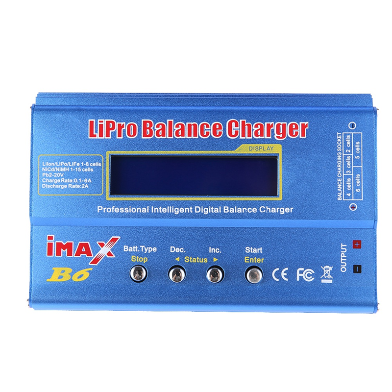 For IMAX B6 80W Lipo Battery Charger+Tamiya Cable NiMh Li-Ion Ni-Cd Digital Lipro Balance Charger Battery Smart Charger Easy to Use. 