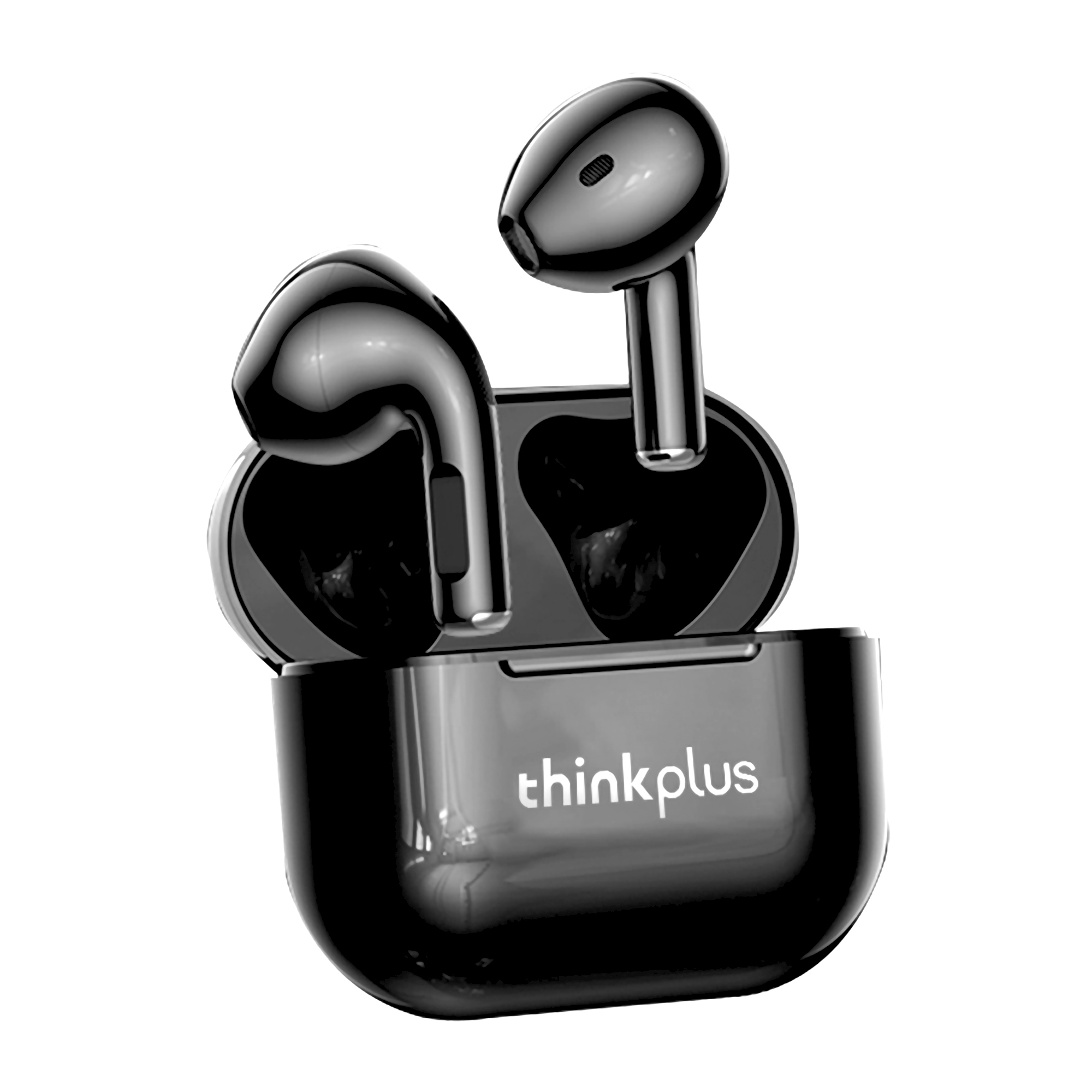 Lenovo LP40 Black Wireless Earbuds TWS Live Pods Bluetooth 5.0 Stereo Bass Earphone Touch Control with Mic