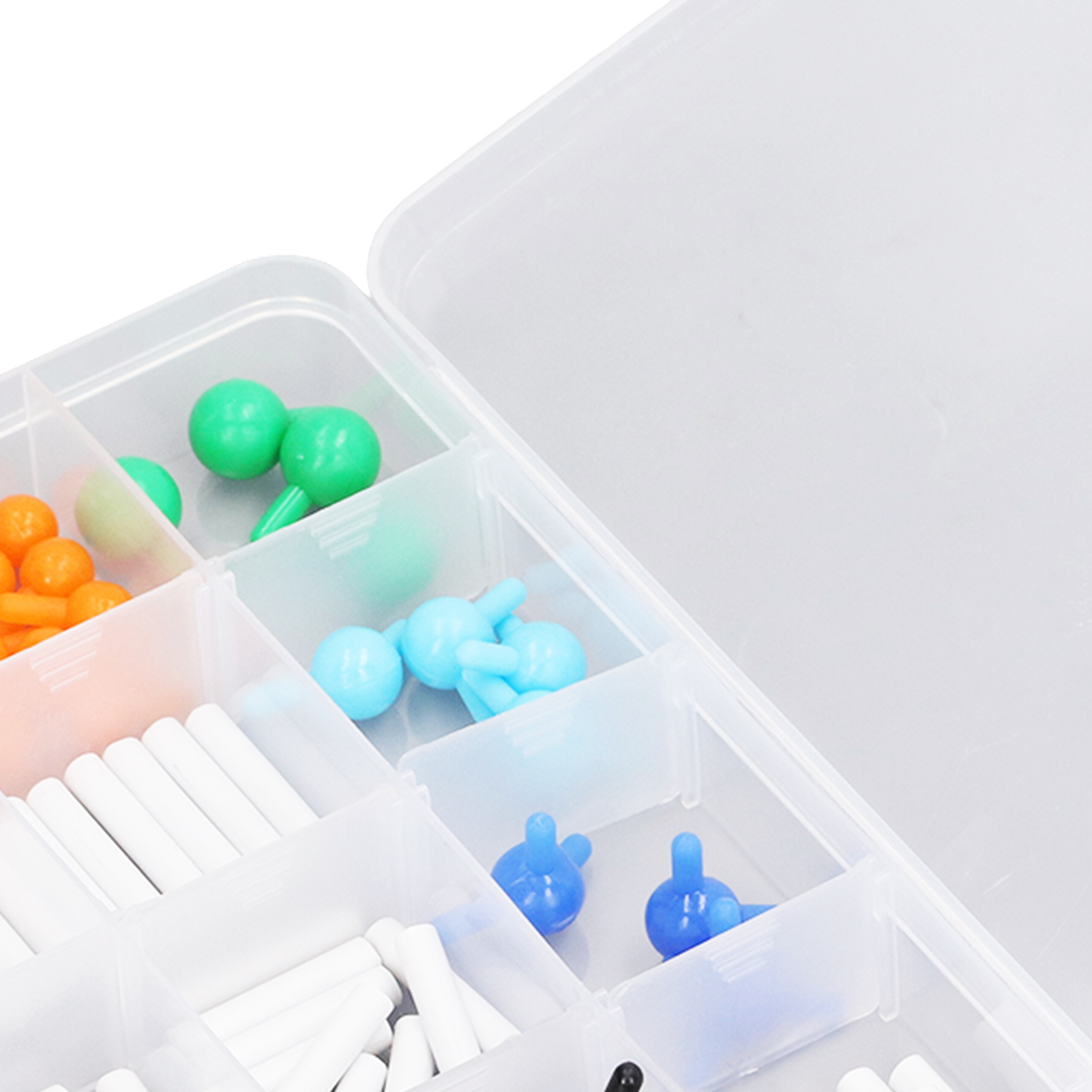 Chemistry Molecular Model Kit Vibrant Color 3D Educational Micro Molecular LIF. 