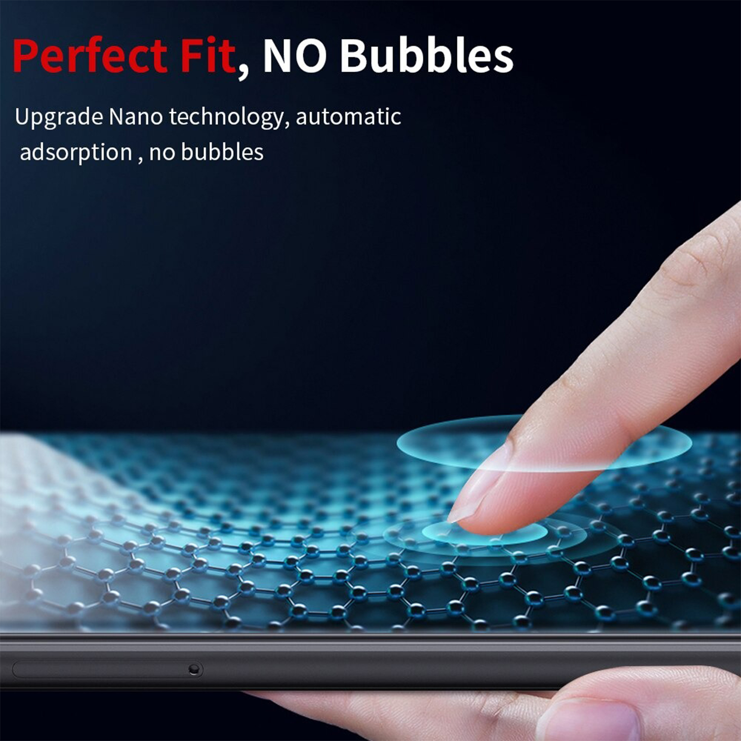Xiaomi Redmi 9T Tempered Glass - Full glue - Full coverage. 