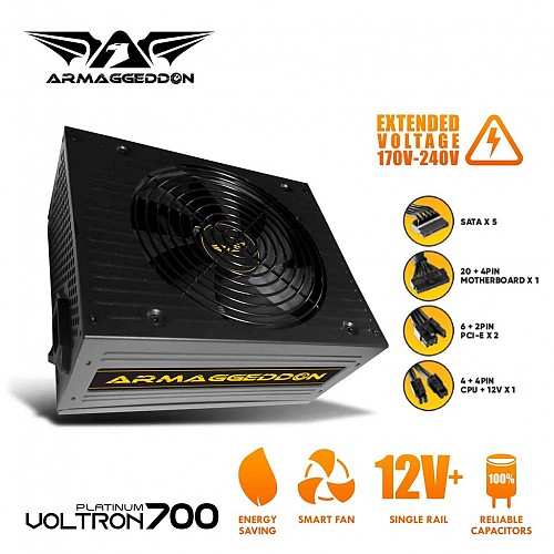 Armaggeddon Voltron Platinum Gaming 700W Power Supply | Daraz.lk