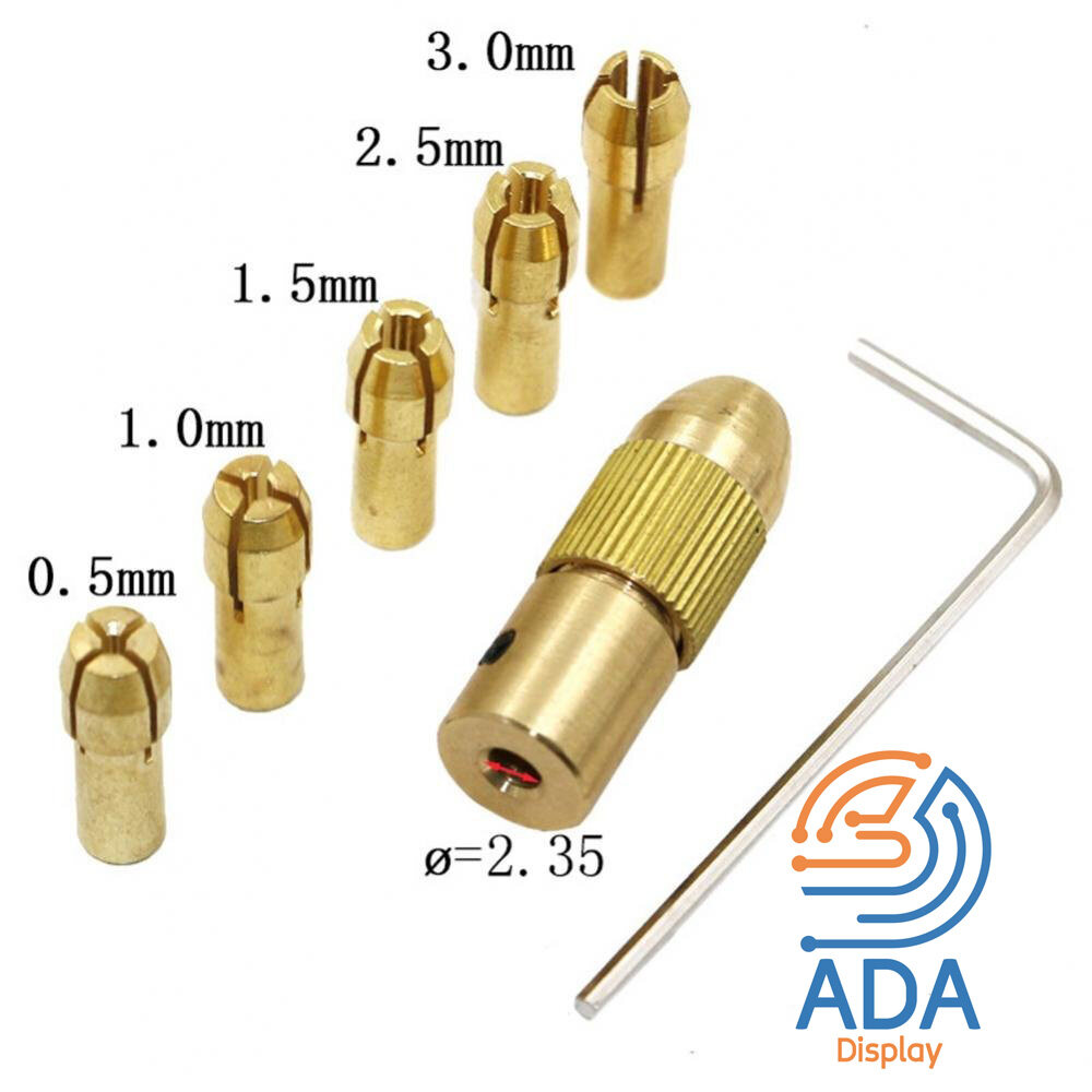 2.35mm PCB Copper Drill Chuck Set 7pcs Daraz.lk