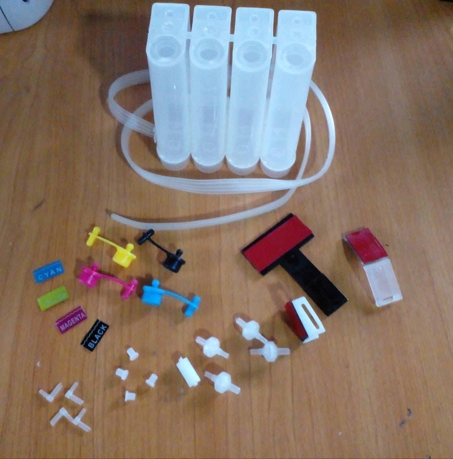 4 colour refill CISS UNIT INK TANK for HP printers. 