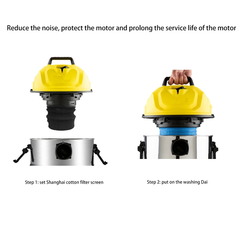 Textile Filter Bags Wet and Dry Foam Filter for Karcher MV1 WD1 WD2 WD3 Vacuum Cleaner Filter Bag Vacuum Cleaner Parts. 