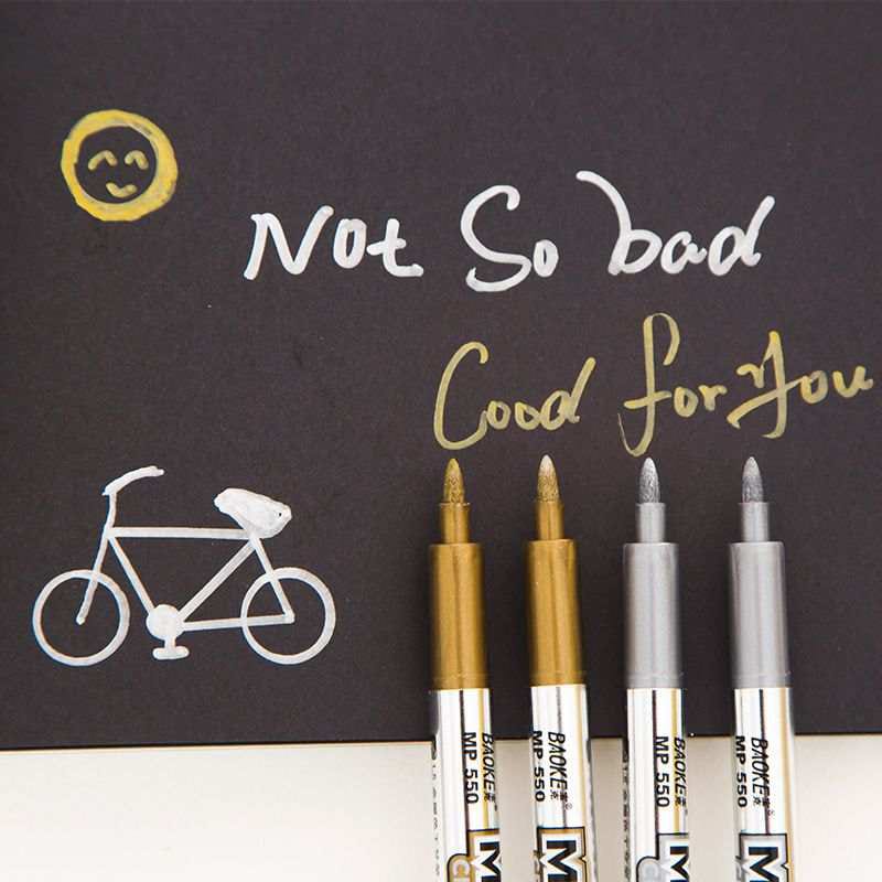 Metallic Paint Permanent Gold Marker Pen | Resin art | Craft work | Gold Marker | 1.5mm. 