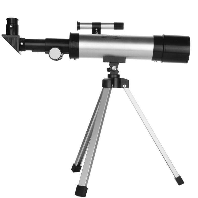 Erchu Astronomical Mirror with 90x Band Viewing Binocular and Tripod - silver. 
