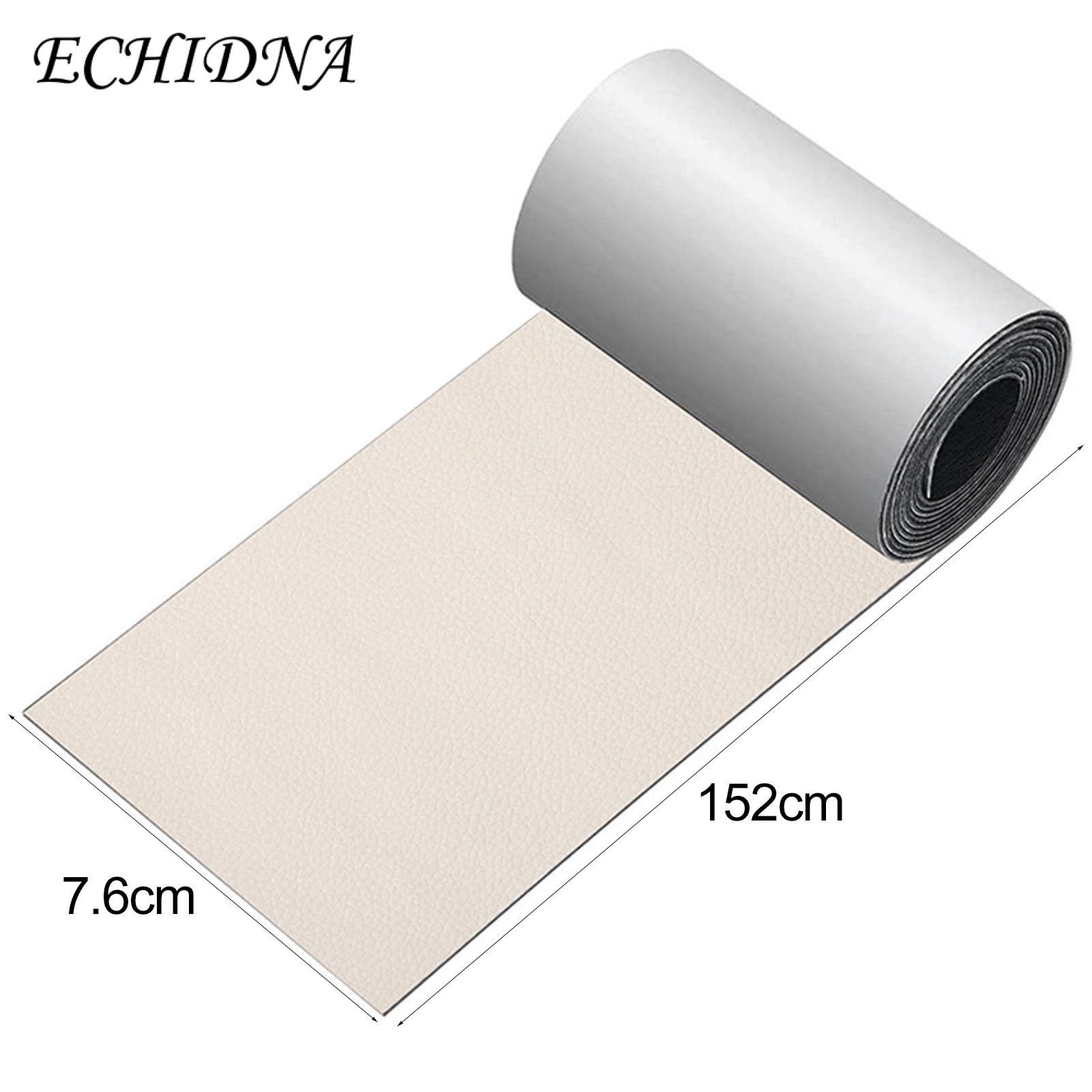ECHIDNA Faux Leather Sheet Self-adhesive Sofa Seating Car Seats Artificial Leather Repair Tape. 