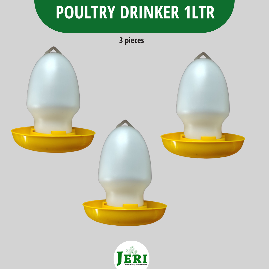 Poultry Drinker-1ltr Chick Drinker Plastic Chicken Drinker Quail Pigeon Birds Small PoultryPoultry Feeder/Canary Drinker/Nipple Drinkers/ Nipple Drinker for Chicken Dove Pigeon Quail Parrot/ Turkey Duck/ Bird Pet Automatic Food Water Dispenser